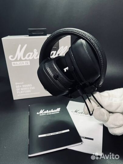 Наушники Marshall Major IV кожа Микрофон Bluetooth