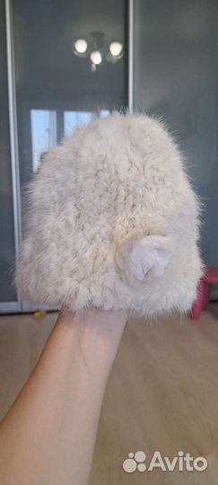 Шапка из норки для девочки