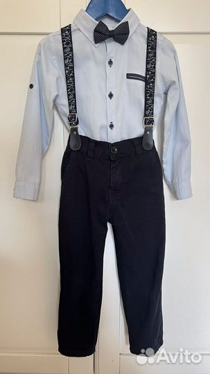 Комплект: рубашка,брюки,бабочка