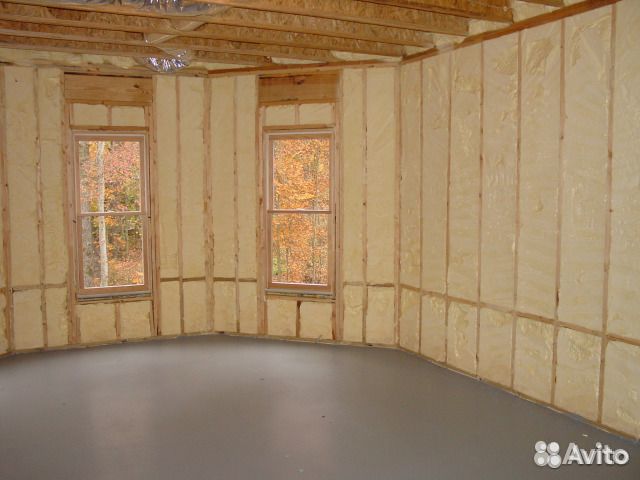 Утепление теплоизоляция пенополиуретаном стен дома