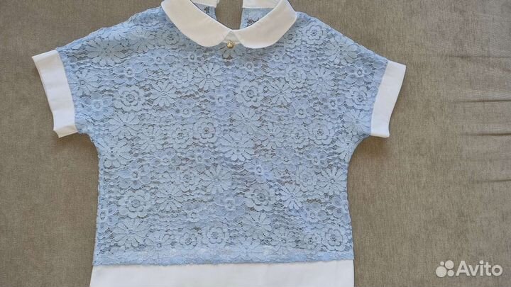 Блузка для девочки школьная