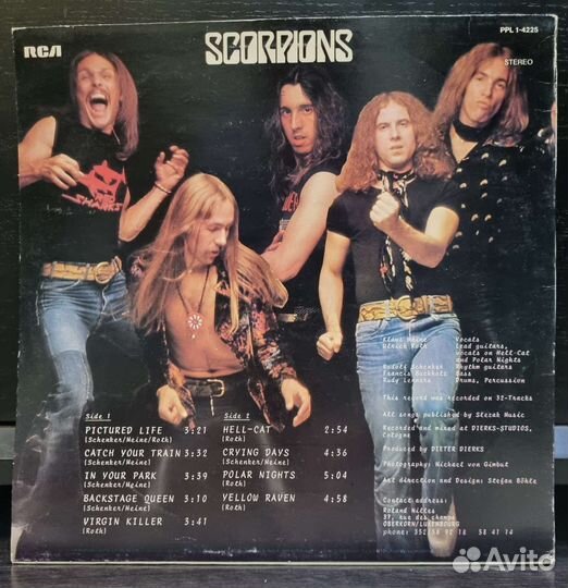 Scorpions - Virgin Killer LP Italy