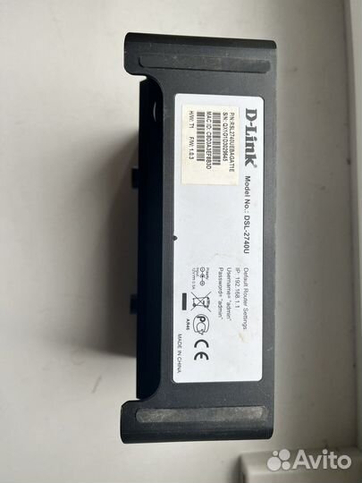 Роутер D-Link dsl2740u