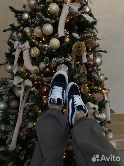 Кеды унисекс Vans Knu Skool blue & black