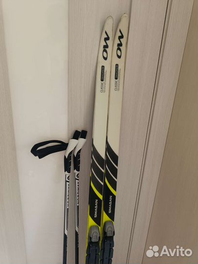 Лыжи беговые детские и ботинки