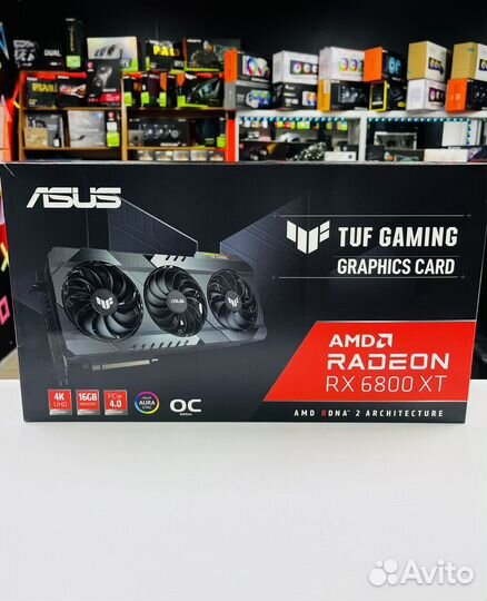 Видеокарта Asus tuf RX6800XT 16GB