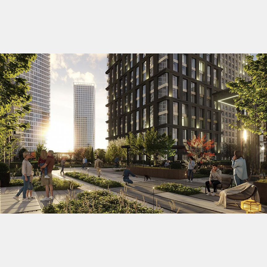 1-к. квартира, 39,7 м², 6/25 эт.