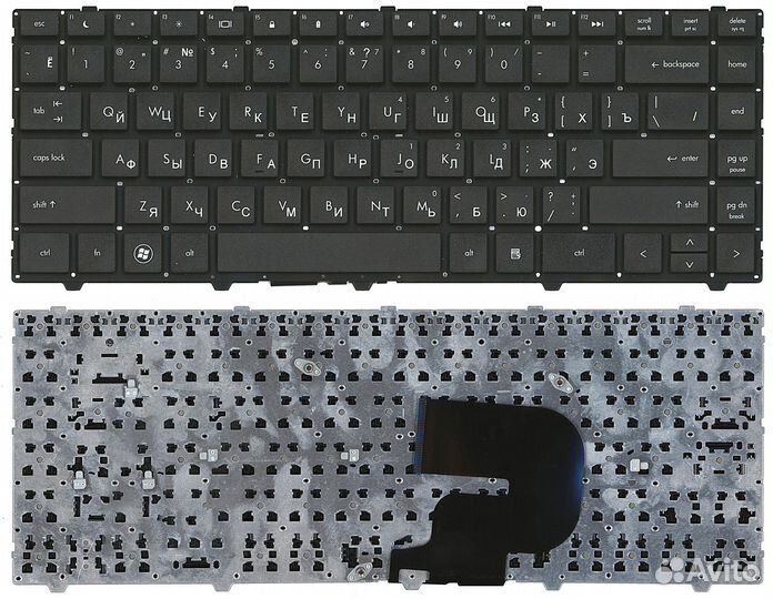 Клавиатура HP ProBook 4341S 4340S черная без рамки