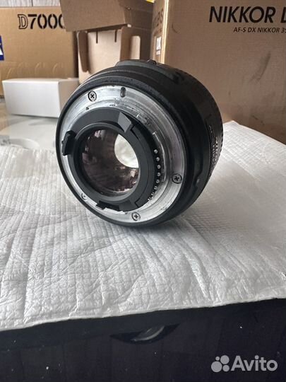 Объектив nikon nikkor AF-S DX 35 mm f/1.8G