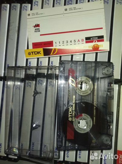 Кассеты магнитофонные с студийной записью