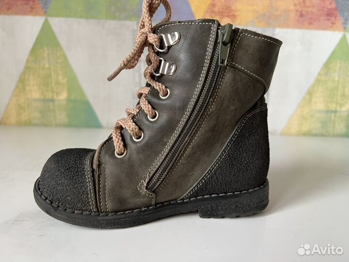 Ботинки зимние 25р натуральный мех