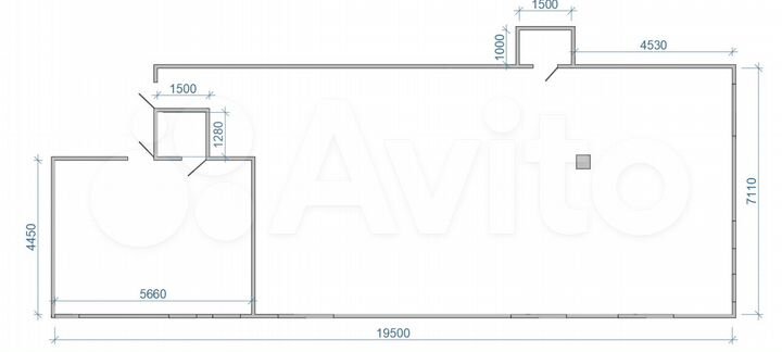 Офисное помещение в центре, 118.7 м²
