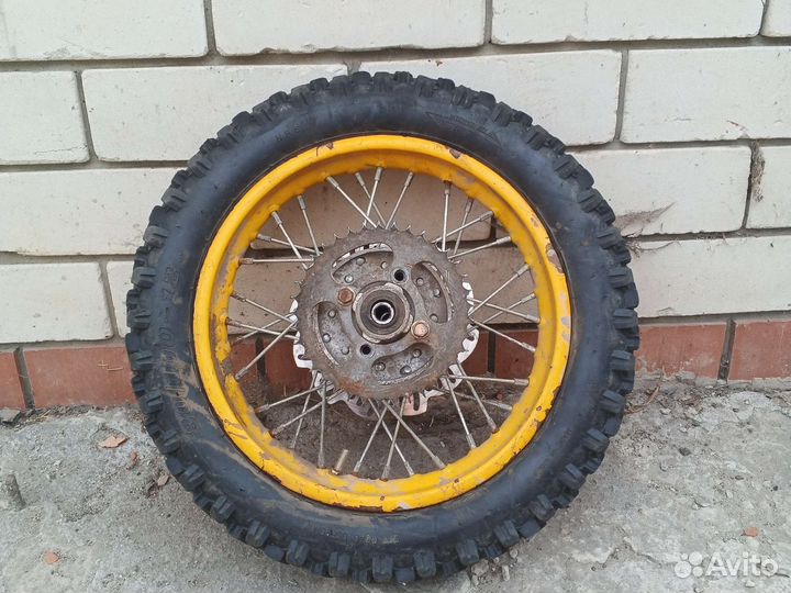 Заднее калесо на питбайк 12