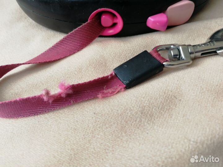 Поводок рулетка flexi 5 метров + ошейник 22см