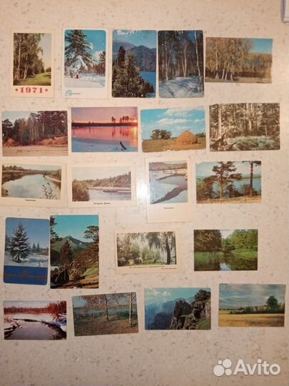 Календарики природа, животные, ратения и прочее