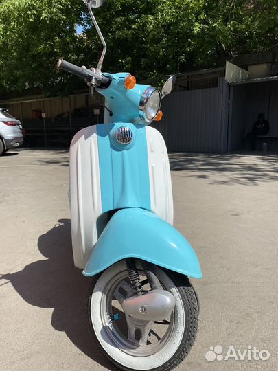 Suzuki verde ретро скутер