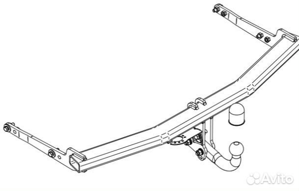 Фаркоп Skoda Octavia IV лифтбек/универсал 2020