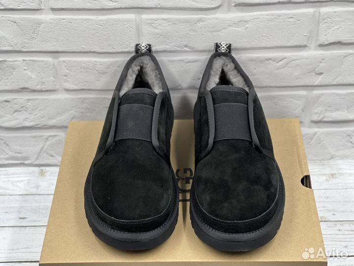 Слипоны Мужские Угги UGG Slipper Flex Black