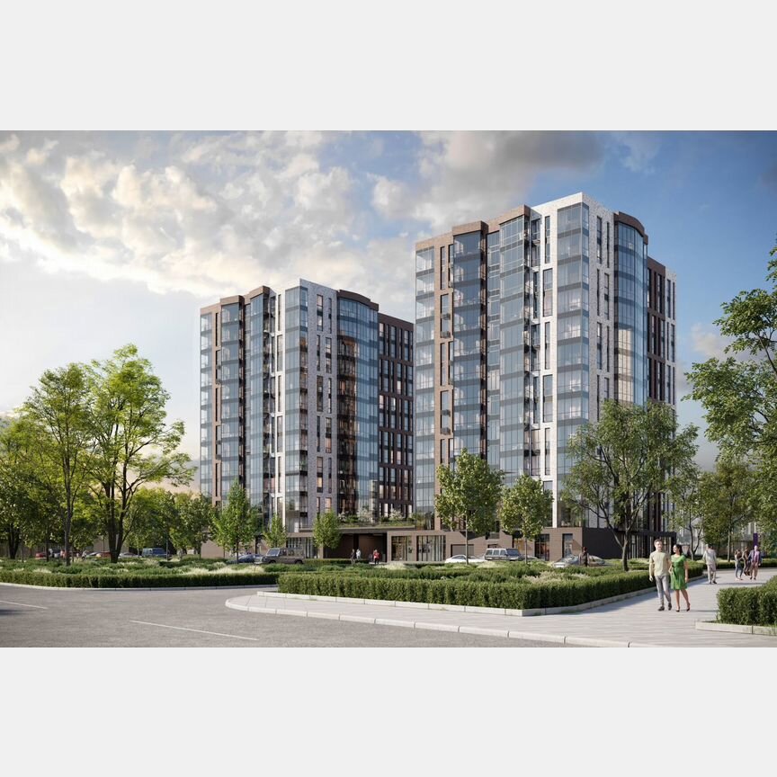1-к. квартира, 43,2 м², 8/13 эт.