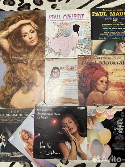 Paul mariat 7 альбомов+ dalida 2альбома