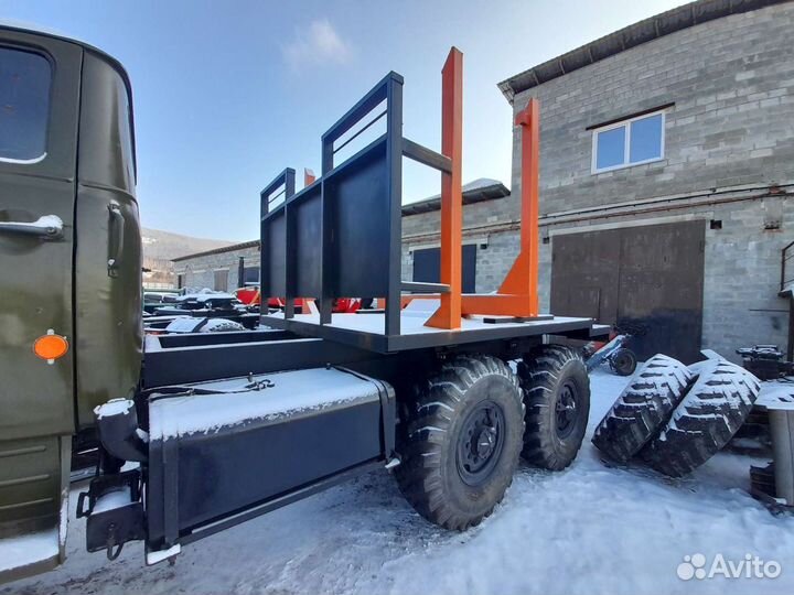 Лесовозная платформа универсальная