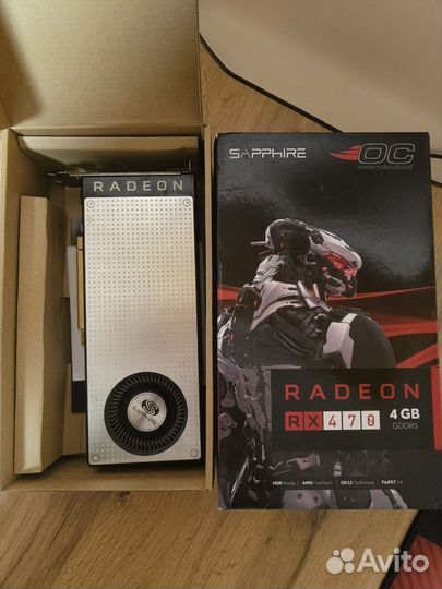 Видеокарта sapphire rx 470 4gb