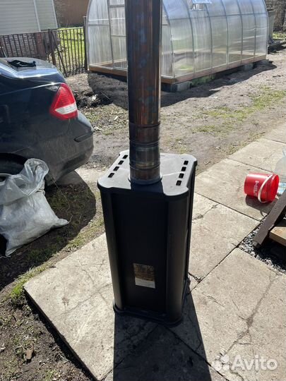 Печь-камин Tim Sistem Diana ceramic черная Б/У