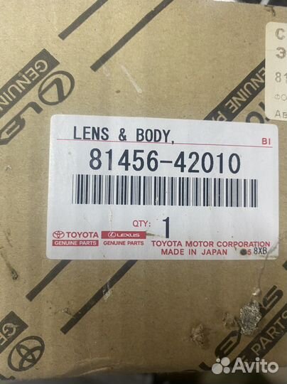 Фонарь противотуманный тойота рав 4 левый