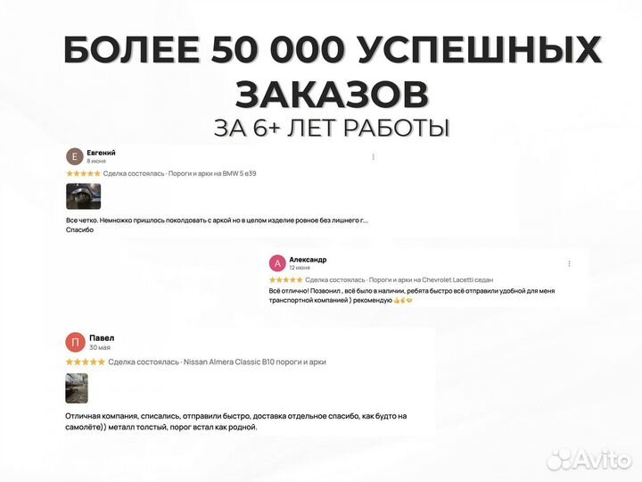 Ремонтные пороги и арки для Saab Горный Щит