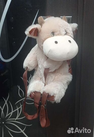 Детский рюкзак - игрушка Корова