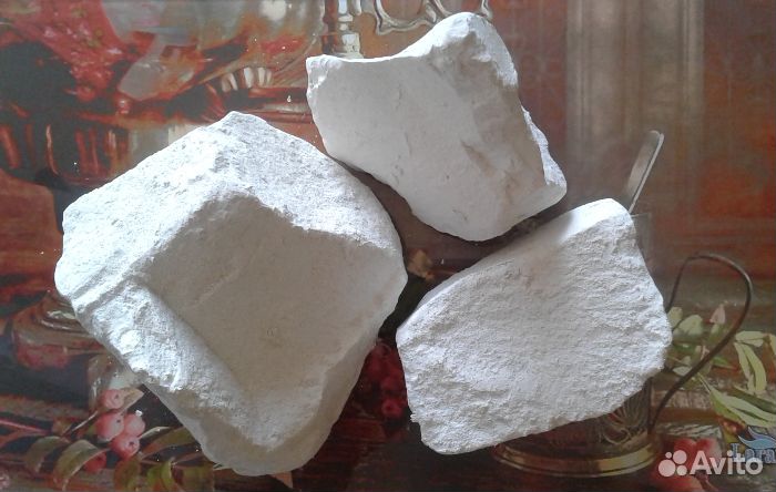Природные глина и мел