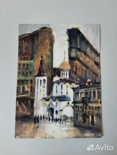 Картина акварельная