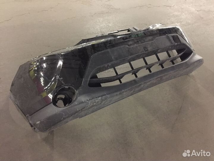 Бампер передний Nissan Qashqai J11 чёрный