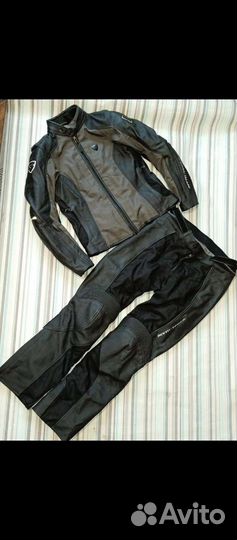 Мотокомбинезон женский кожа