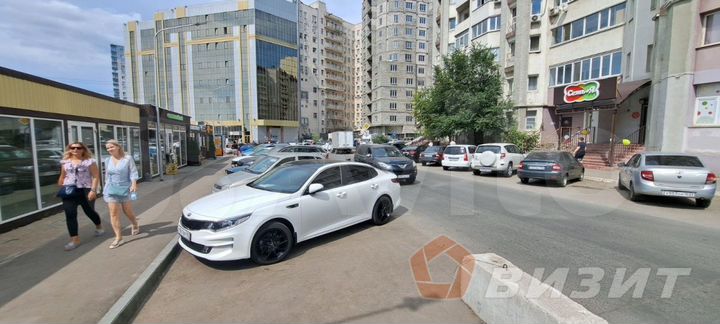 Павильон на пешеходном трафике