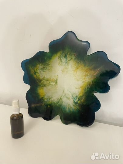 Эпоксидный поднос интерьер украшение