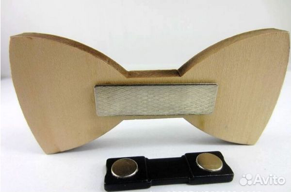 Деревянный галстук-бабочка