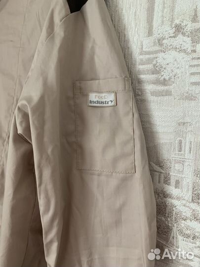 Бежевая поварская форма