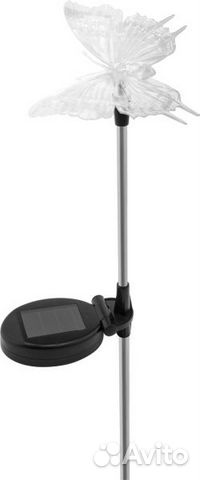 Светильник на солнечной батарее NSL-бабочка RGB