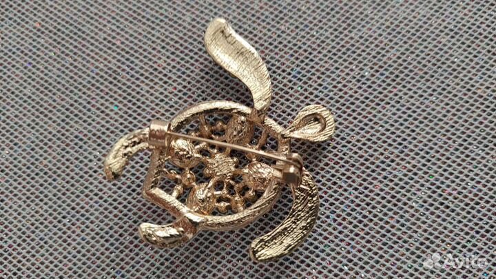 Брошь Черепаха