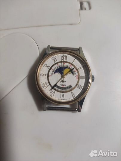Наручные Часы лунный календарь, Луч, СССР