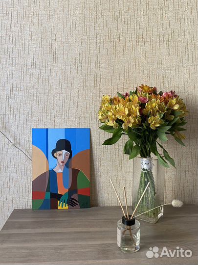 Картина акрилом на холсте