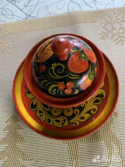 Деревянная посуда хохлома