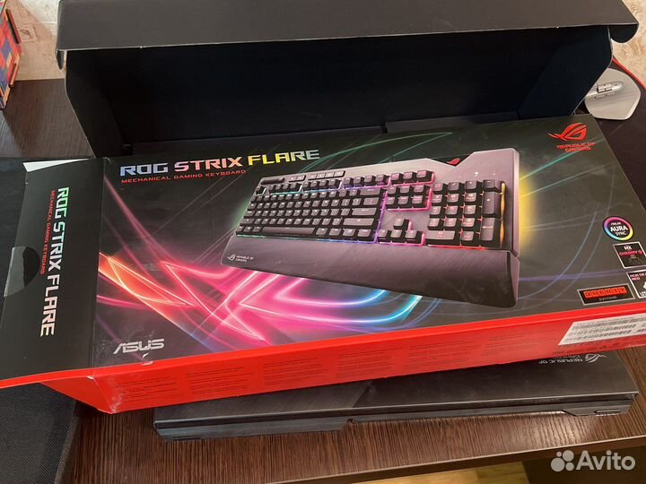 Механическая клавиатура asus rog strix flare