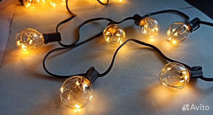 Гирлянда Ретро-лампочки улица