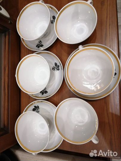 Фарфор ссср. Чайные пары