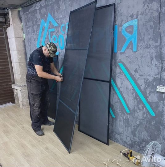 Москитная сетка на раздвижной балкон