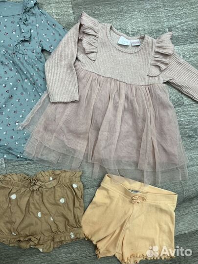 Брендовые вещи на девочку 74-80