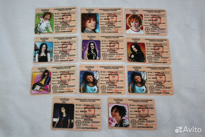 Коллекция Ранетки: плакаты, журналы, карточки и др