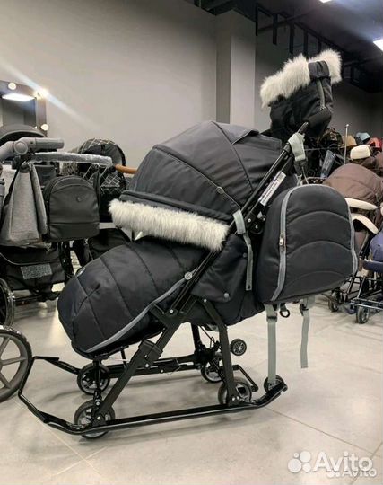 Санки коляска детские новые
